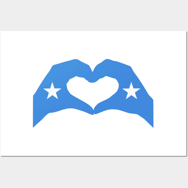 We Heart Somalia Patriot Flag Series Wall Art by Village Values